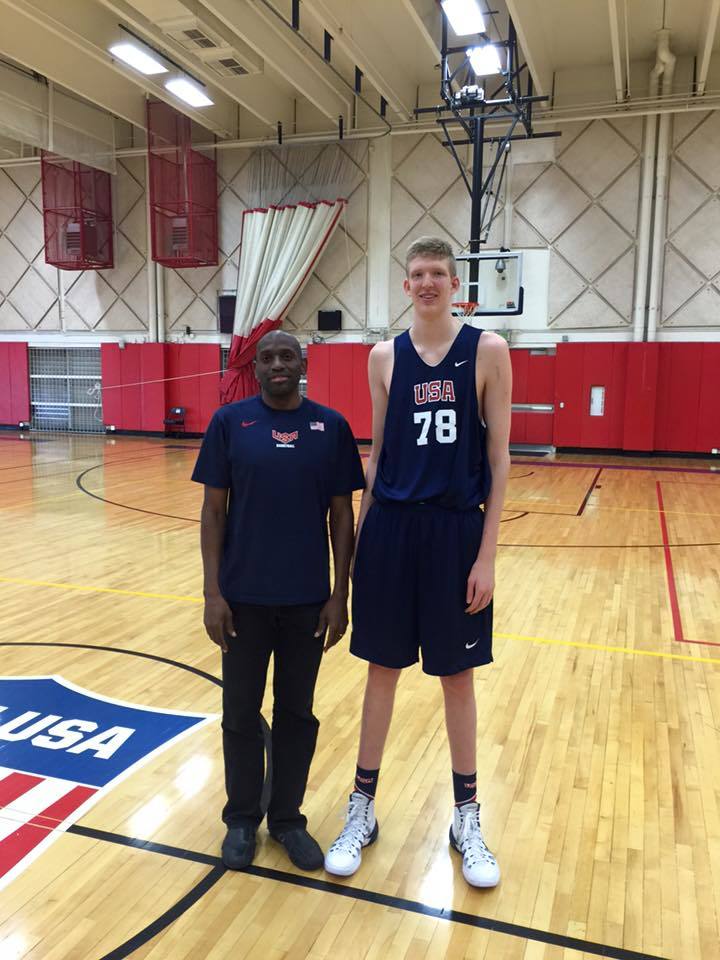 J Massey with 7ft 3 Basketball player